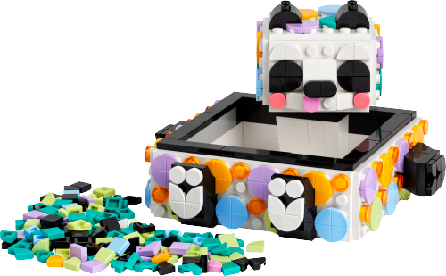 LEGO DOTS Pojemnik z uroczą pandą 41959