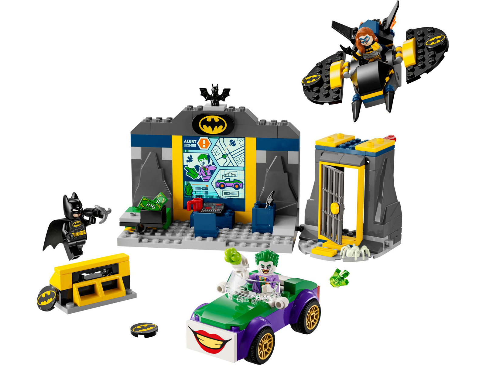 Lego Super Heroes 76272 Jaskinia Batmana z Batmanem, Batgirl i Jokerem