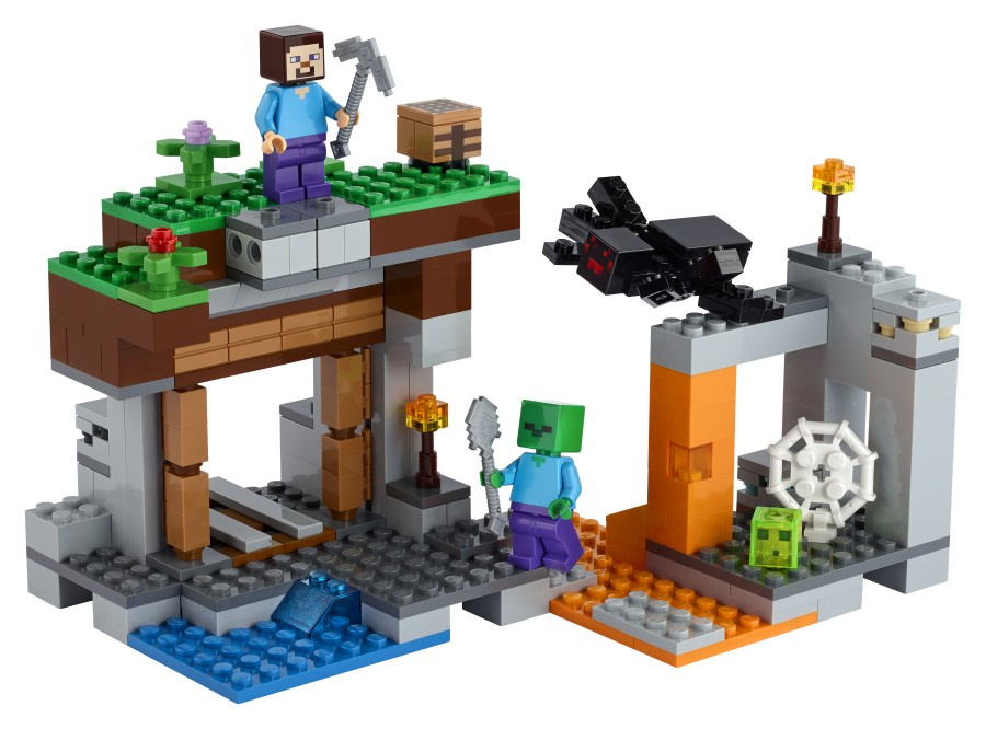 LEGO MINECRAFT  „Opuszczona” kopalnia 21166