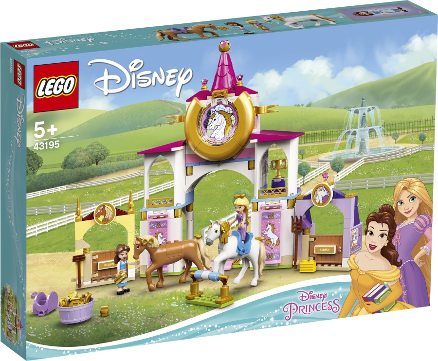 LEGO DISNEY PRINCESS  Królewskie stajnie Belli i Roszpunki 43195