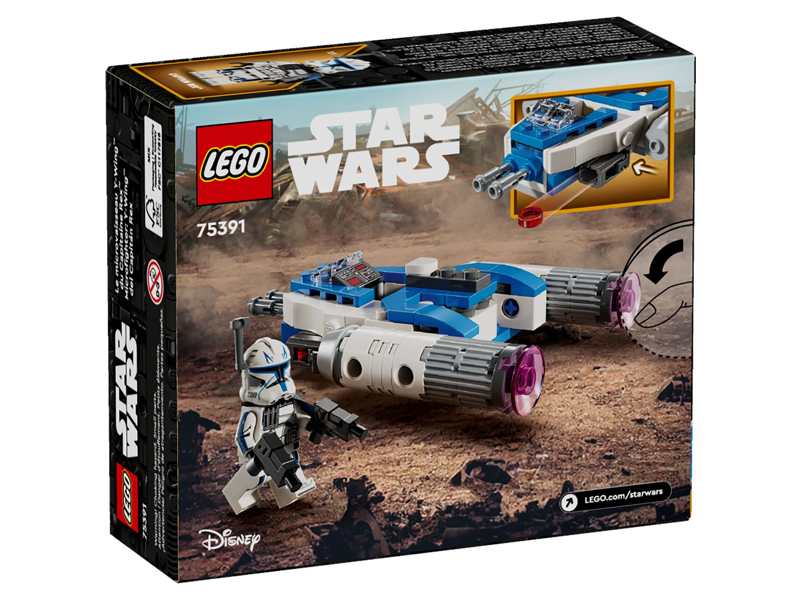 Lego Star Wars 75391 Mikromyśliwiec Y-Wing kapitana Rexa