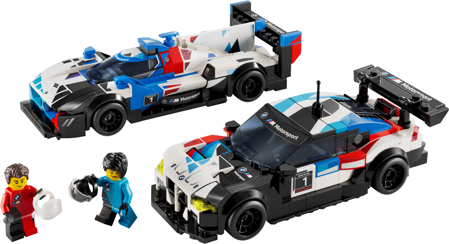 LEGO SPEED CHAMPIONS Samochody wyścigowe BMW M4 GT3 & BMW M Hybrid V8 76922