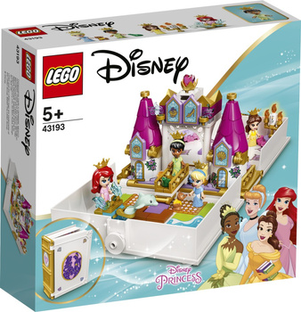 LEGO DISNEY PRINCESS  Książka z przygodami Arielki, Belli, Kopciuszka i Tiany 43193