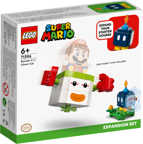 LEGO Zestaw rozszerzający Samochód klauna Bowsera Jr. 71396