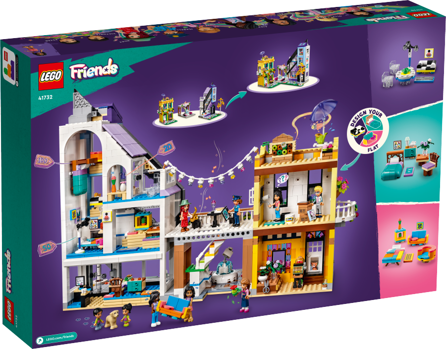 LEGO FRIENDS Sklep wnętrzarski i kwiaciarnia w śródmieściu 41732