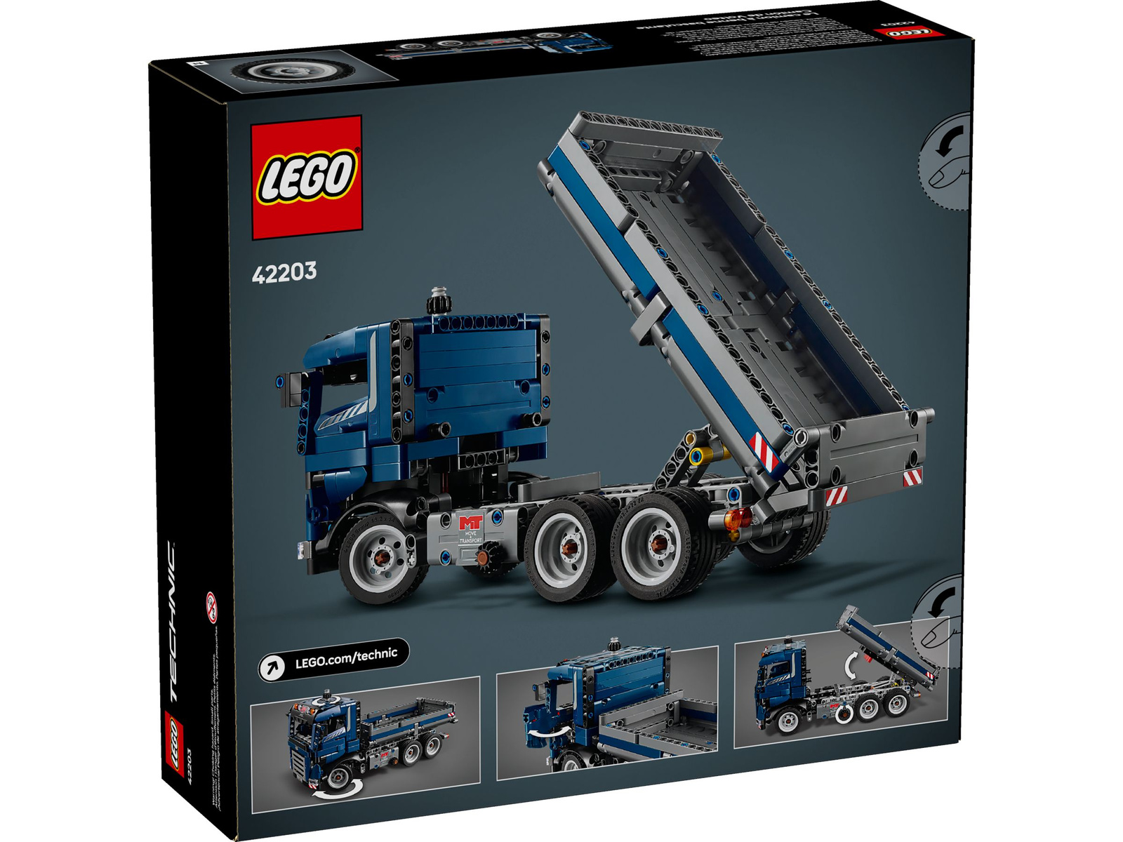 Lego Technic 42203 Wywrotka z przechylaną skrzynią