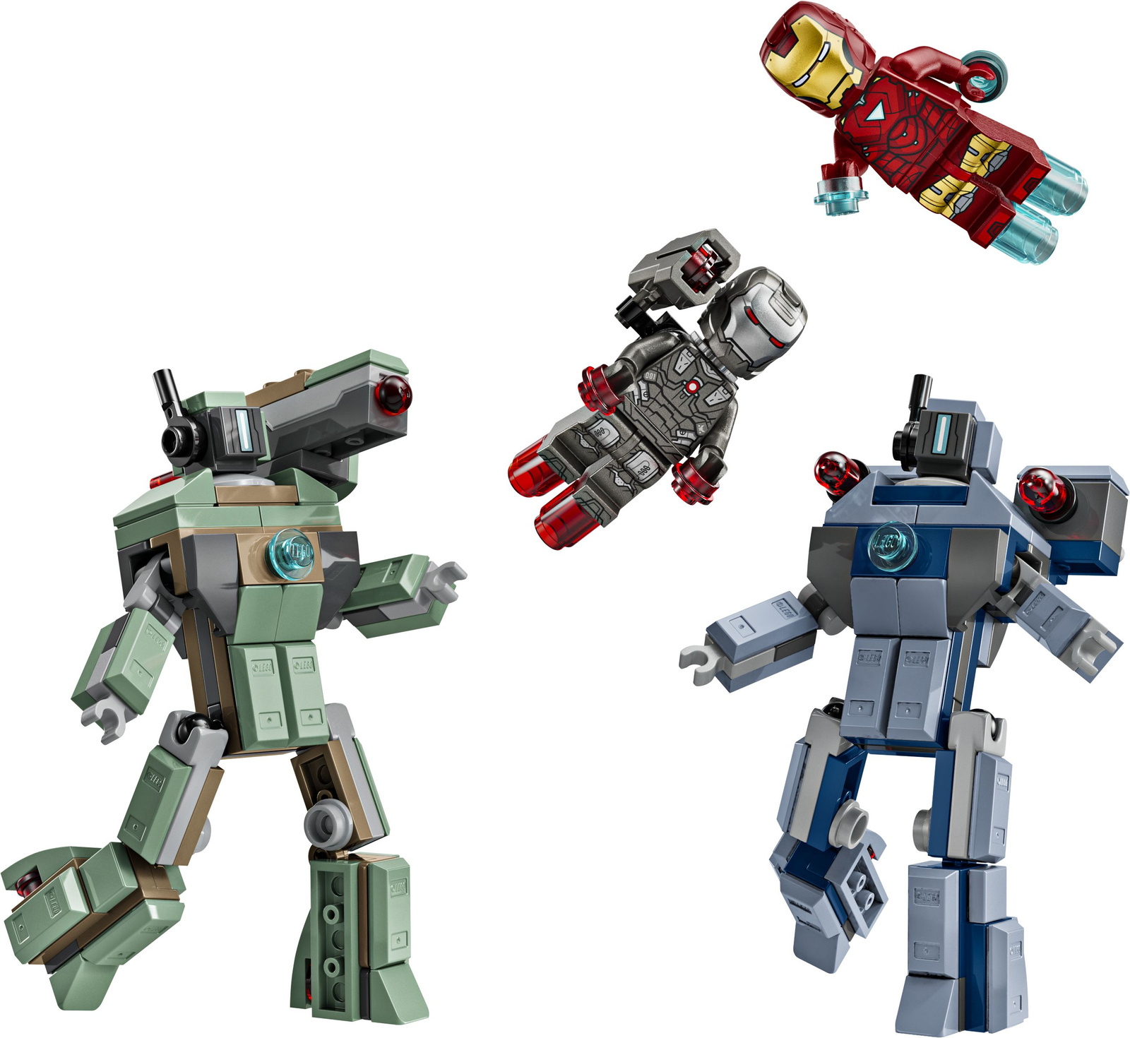 Lego Super Heroes 76320 Iron Man i War Machine kontra drony Hammera