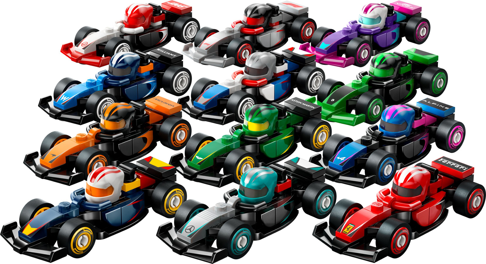 Lego Minifigurki 71049 Kolekcjonerskie Bolidy F1