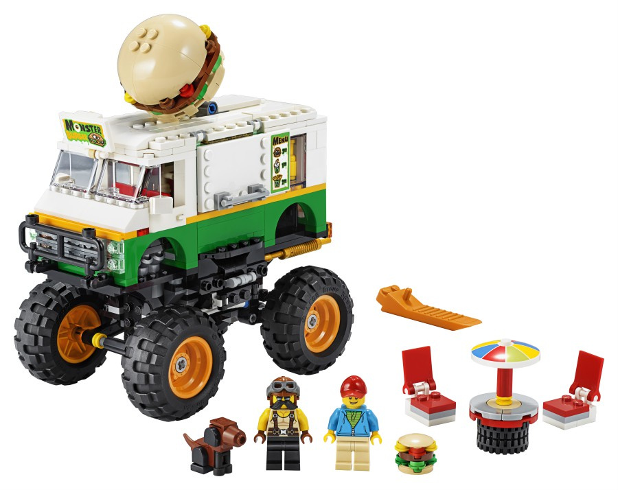 CREATOR 31104 Monster truck z burgerami