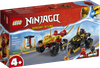 lego ninjago Bitwa samochodowo-motocyklowa między Kaiem a Rasem 71789