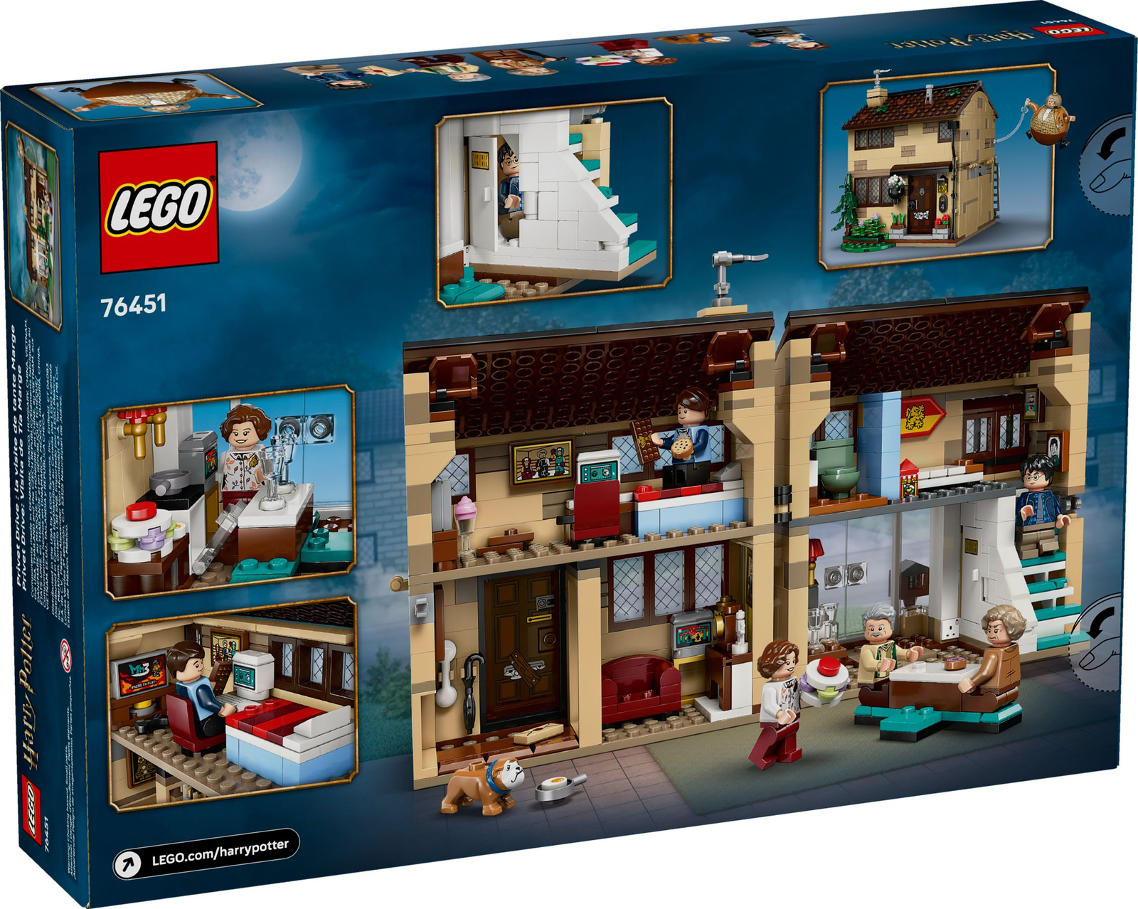 Lego Harry Potter 76451 Privet Drive: Wizyta ciotki Marge