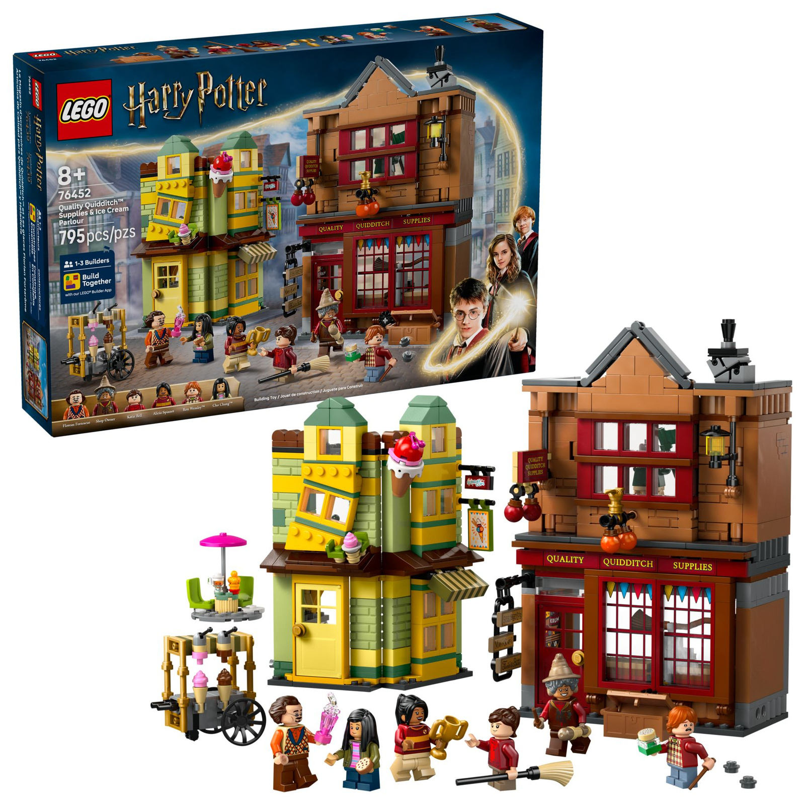 Lego Harry Potter 76452 Markowy sprzęt do quidditcha i lodziarnia
