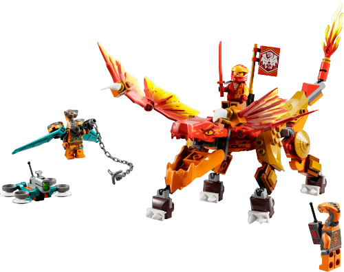 LEGO NINJAGO Smok ognia Kaia EVO 71762
