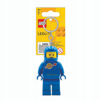 Brelok z Latarką Lego Niebeski Astronauta