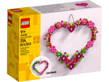 Lego Okolicznościowe 40638 Ozdoba w kształcie serca