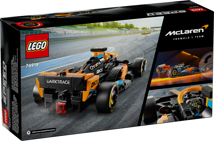 LEGO SPEED CHAMPIONS Samochód wyścigowy McLaren Formula 1 wersja 2023 76919
