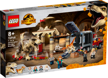 LEGO JURASSIC WORLD Ucieczka tyranozaura i atrociraptora 76948