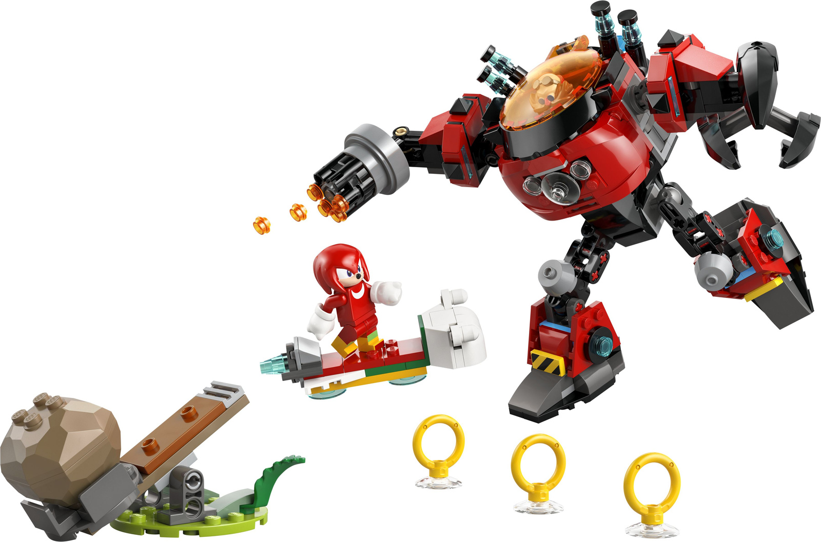 Lego Sonic 77005 Knuckles kontra Dr. Eggman w mechu Egg Crusher