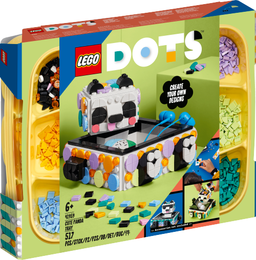 LEGO DOTS Pojemnik z uroczą pandą 41959