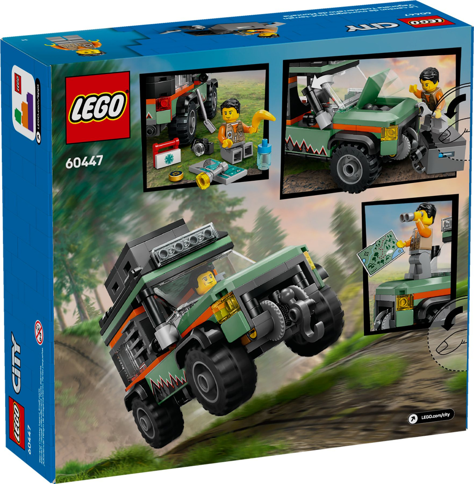 Lego City 60447 Górska ciężarówka terenowa 4x4