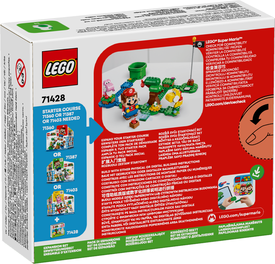 LEGO SUPER MARIO Niezwykły las Yoshiego — zestaw rozszerzający 71428