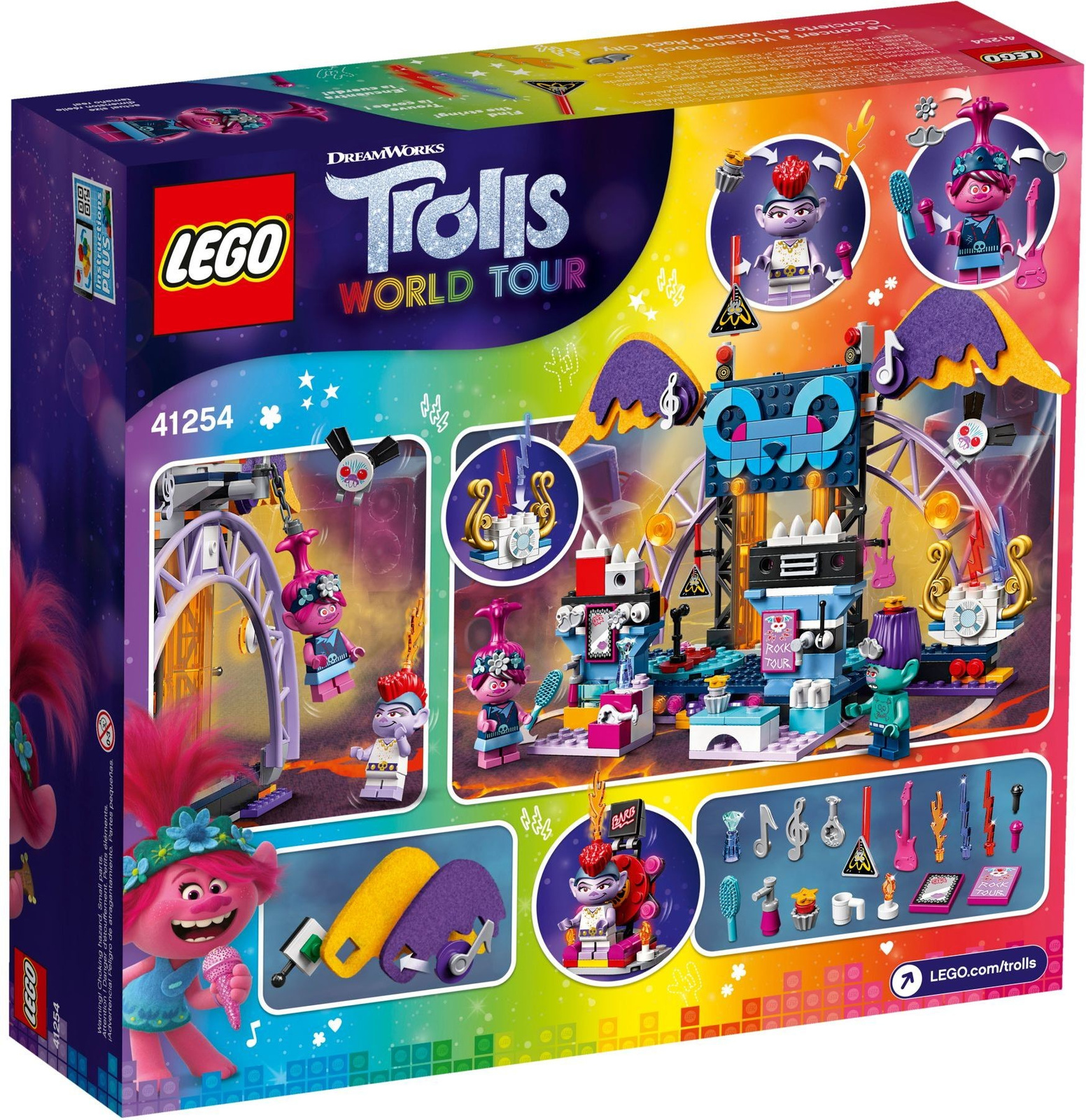 LEGO TROLLS  Koncert w Volcano Rock City 41254