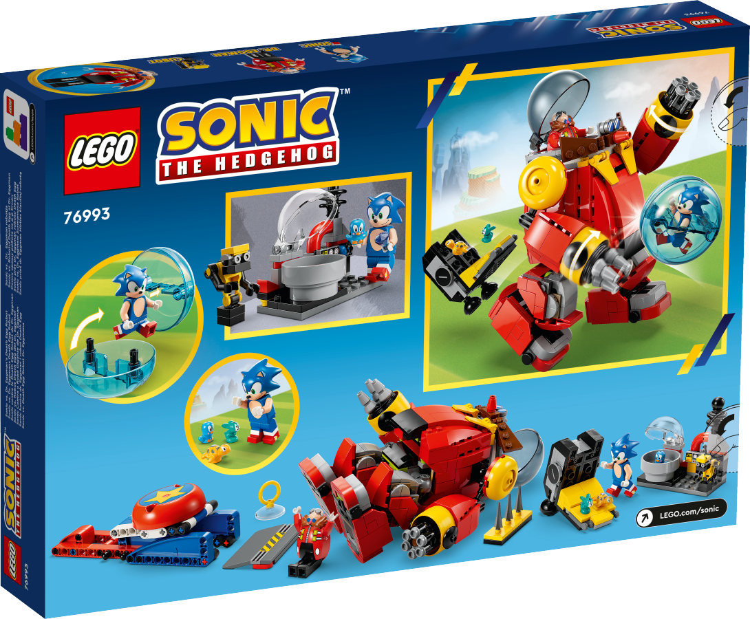 LEGO SONIC Sonic kontra dr. Eggman i robot Death Egg 76993