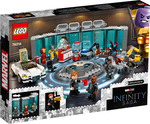 LEGO SUPER HEROES Zbrojownia Iron Mana 76216