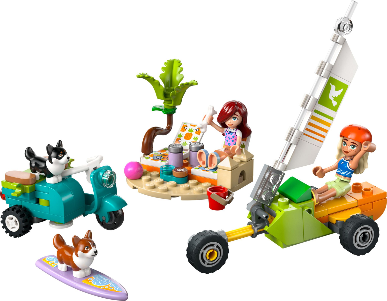 LEGO Friends 42641 Przygoda z surfującymi psami i skuterem