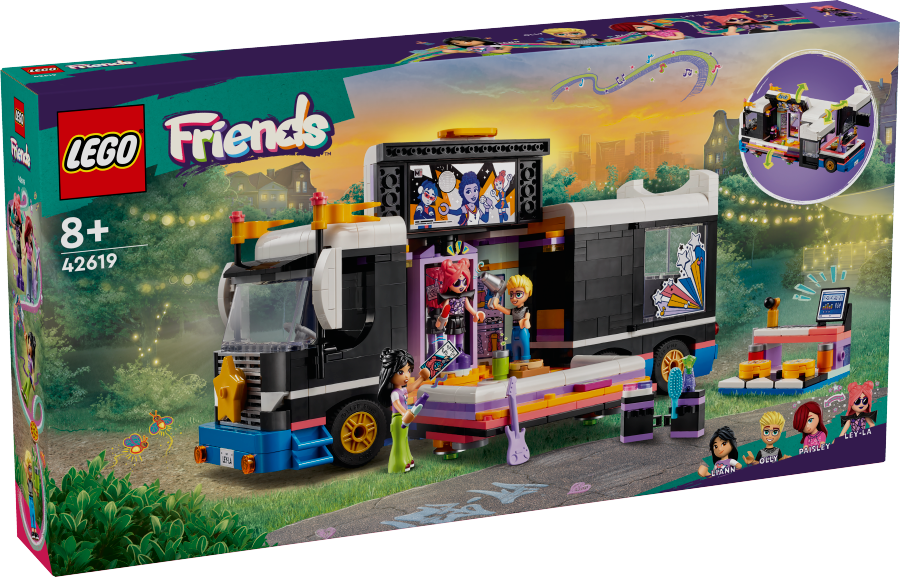 LEGO FRIENDS Autobus koncertowy gwiazdy popu 42619