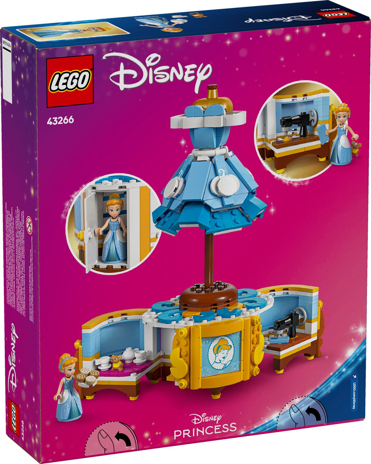 Lego Disney 43266 Suknia Kopciuszka
