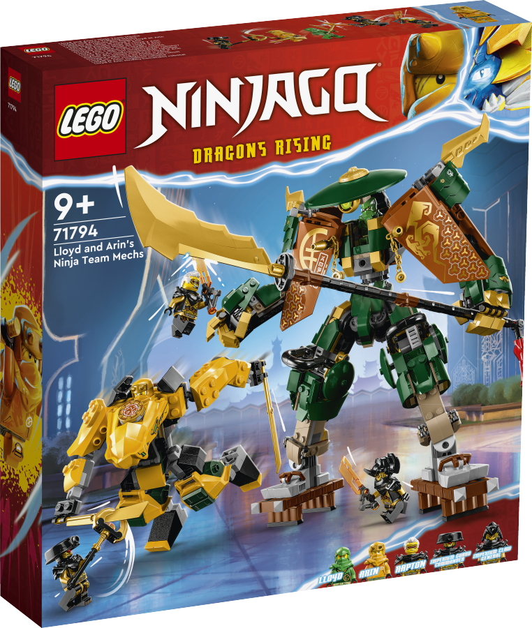 LEGO NINJAGO Drużyna mechów ninja Lloyda i Arina 71794
