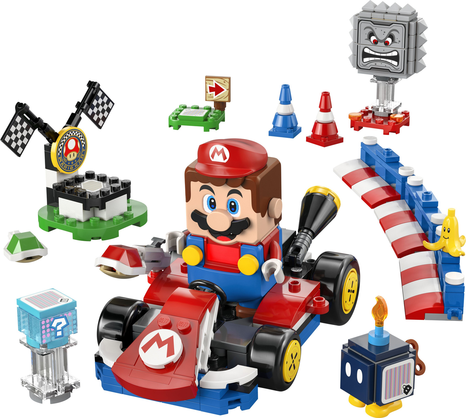 Lego Super Mario 72043 Mario Kart Interaktywna figurka LEGO Mario i Standardt