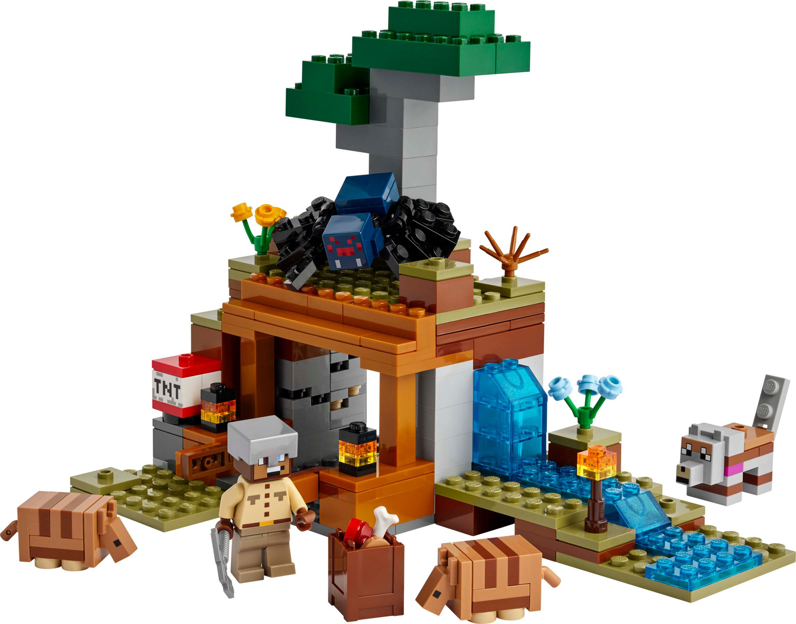 Lego Minecraft 21269 Wyprawa do pancernikowej kopalni