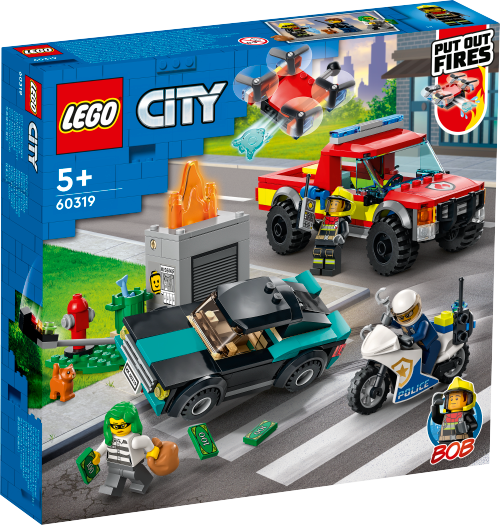 LEGO CITY Akcja strażacka i policyjny pościg 60319