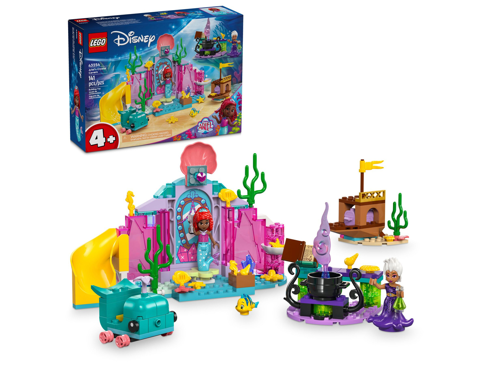 LEGO Disney 43254 Kryształowa grota Arielki