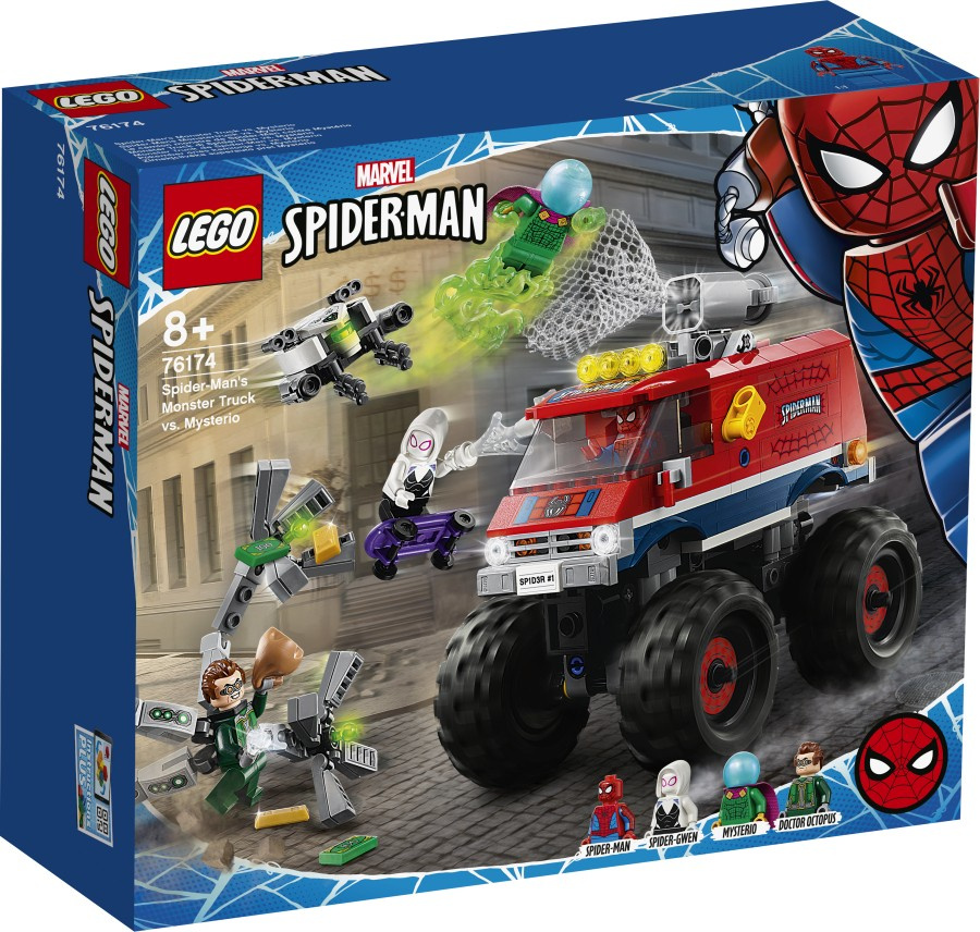 LEGO SUPER HEROES  Monster truck Spider-Mana kontra Mysterio 76174