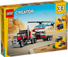 LEGO CREATOR Ciężarówka z platformą i helikopterem 31146