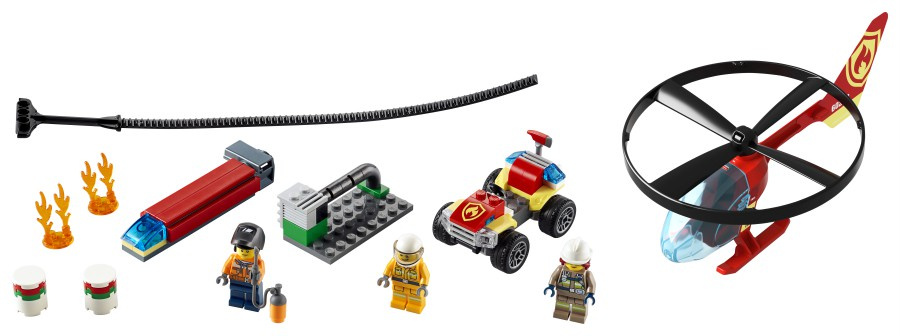 LEGO CITY Helikopter strażacki leci na ratunek   60248