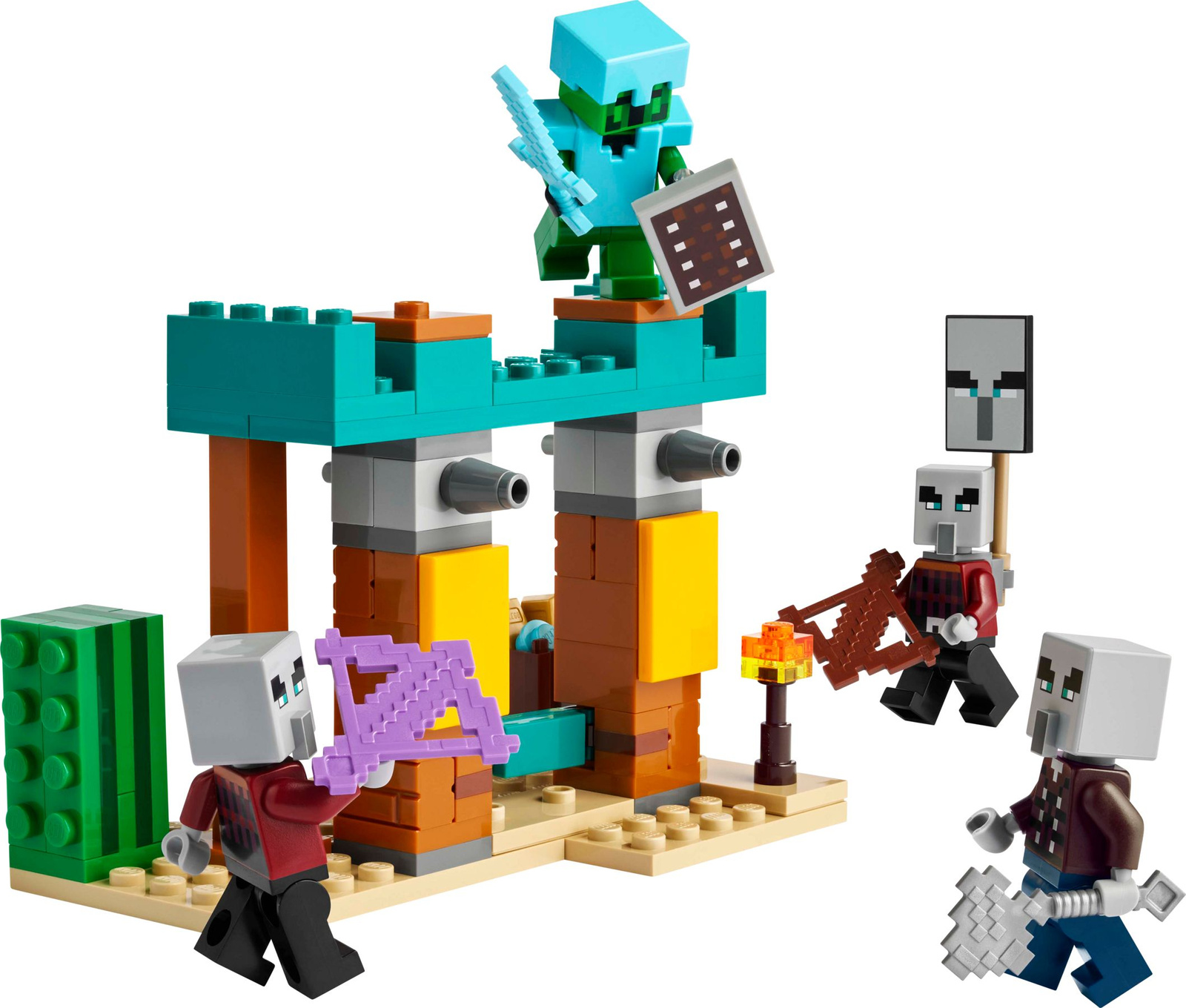 Lego Minecraft 21267 Pustynny patrol złosadników