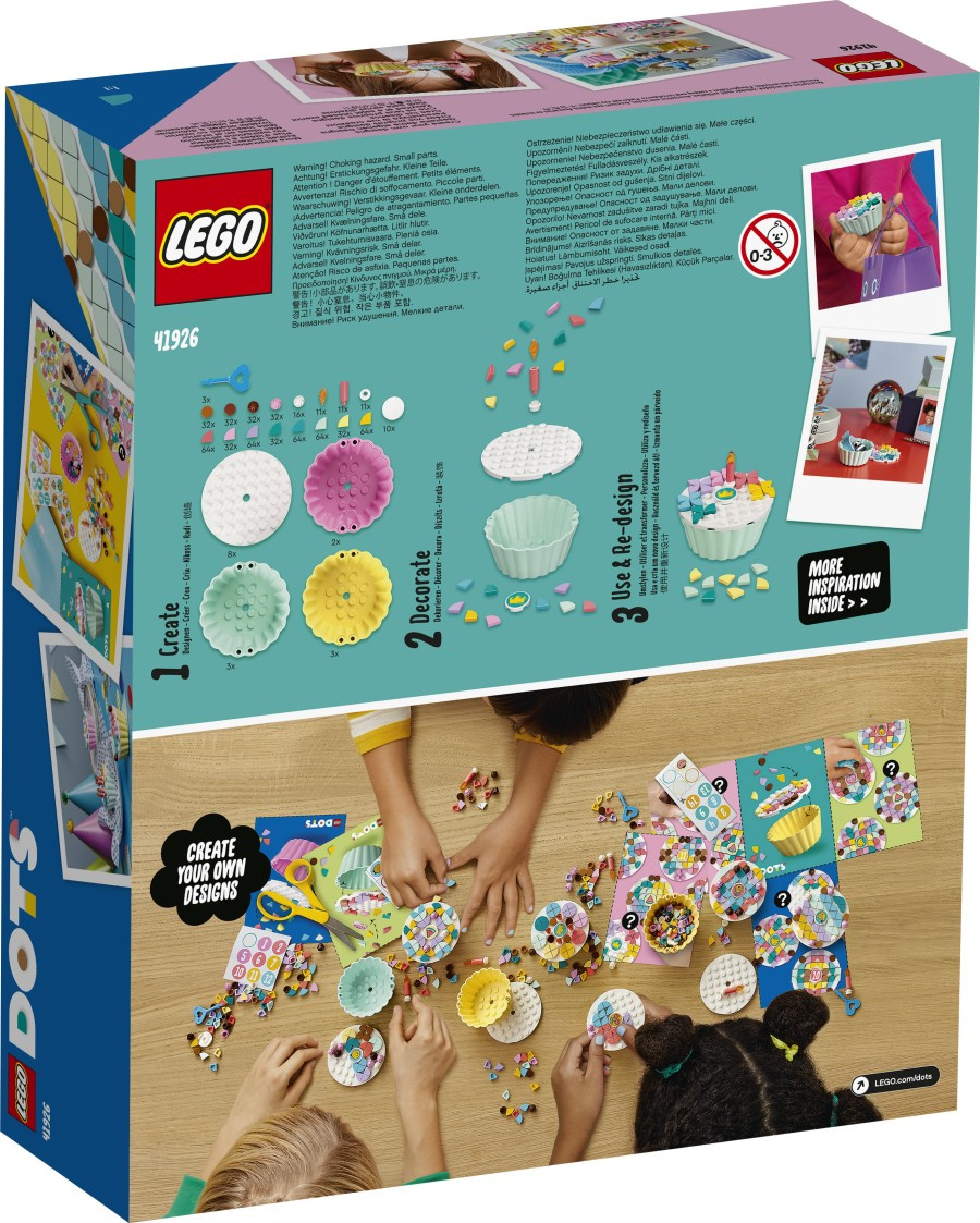LEGO DOTS  Kreatywny zestaw z tortem 41926