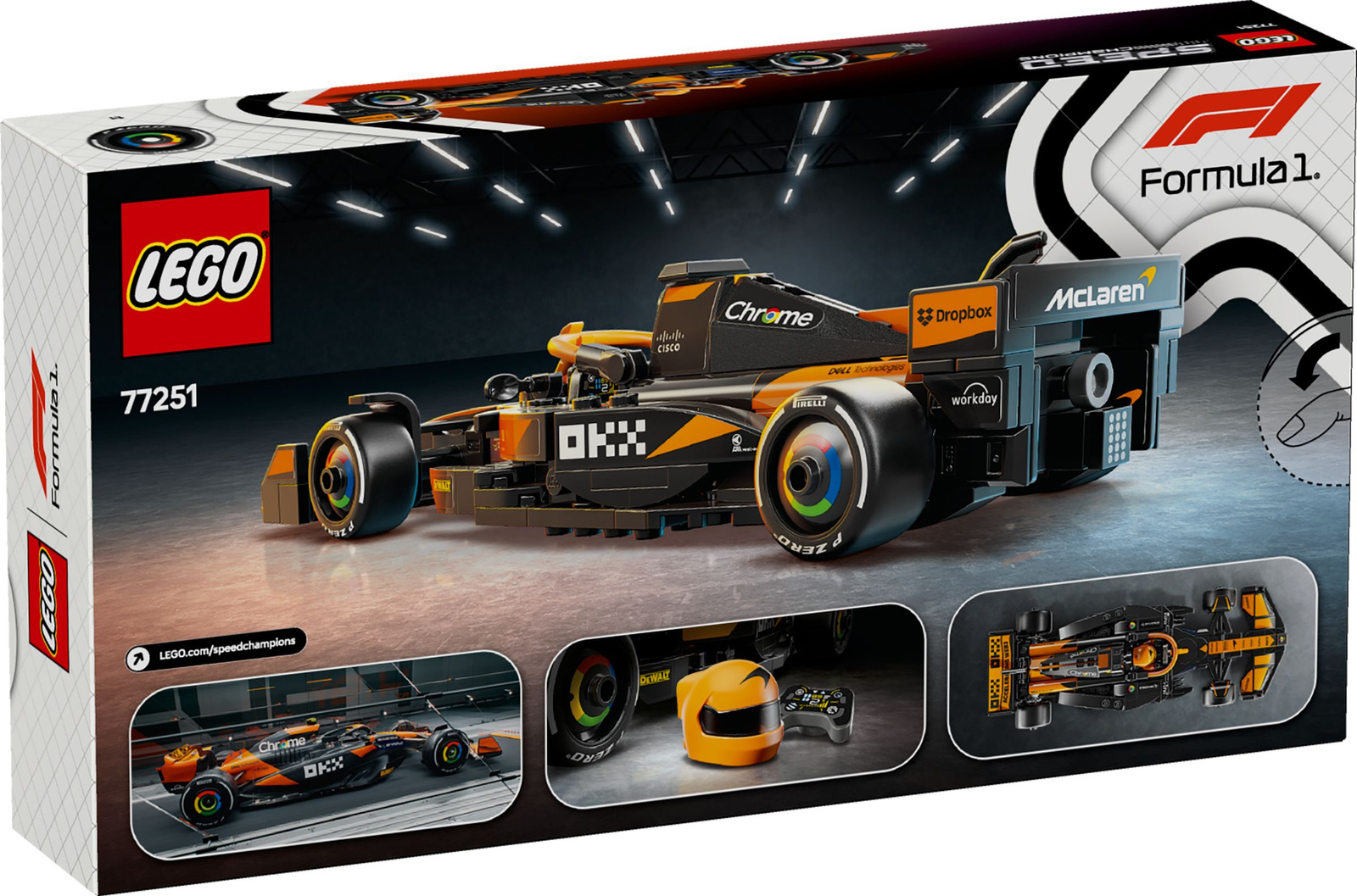 Lego Speed Champions 77251  Bolid F1 McLaren Team MCL38