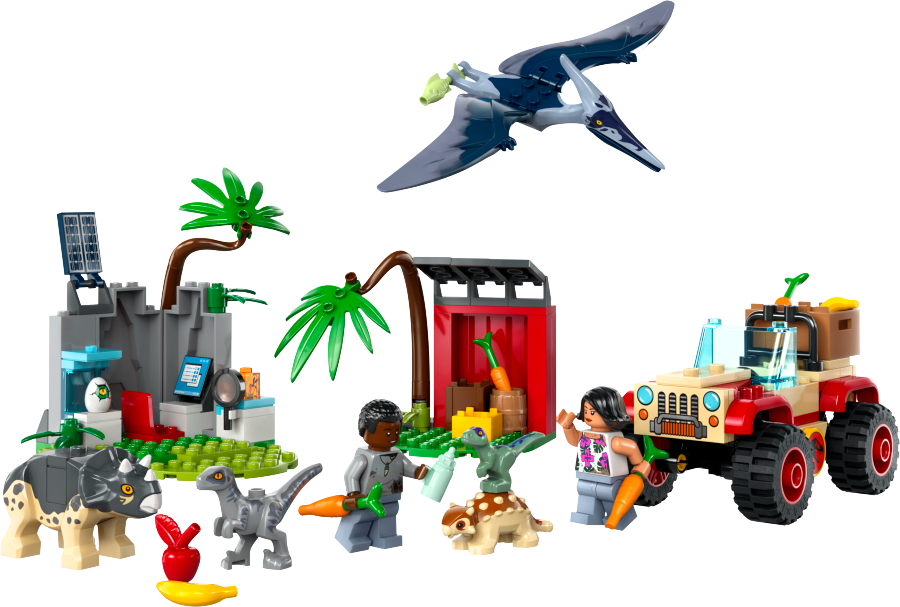 LEGO JURASSIC WORLD Centrum ratunkowe dla małych dinozaurów 76963