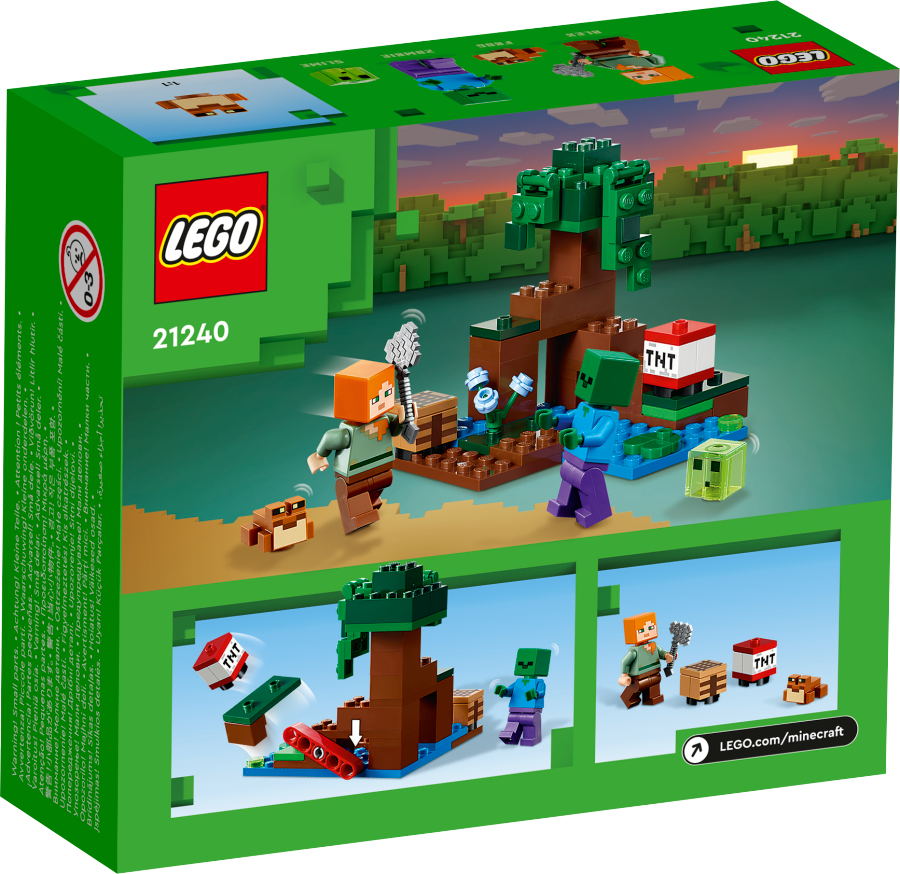 LEGO MINECRAFT Przygoda na mokradłach 21240