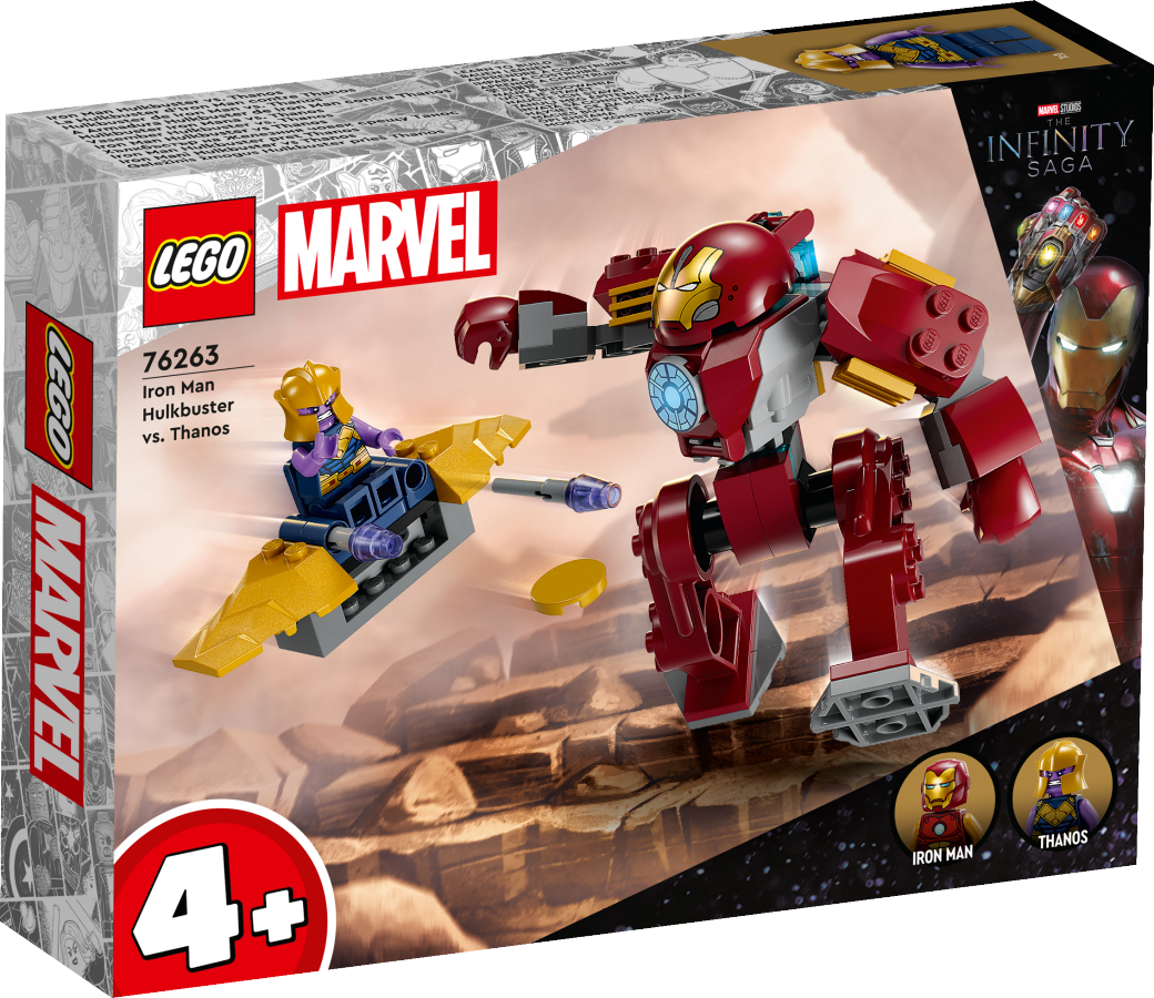 LEGO MARVEL Hulkbuster Iron Mana vs. Thanos 76263