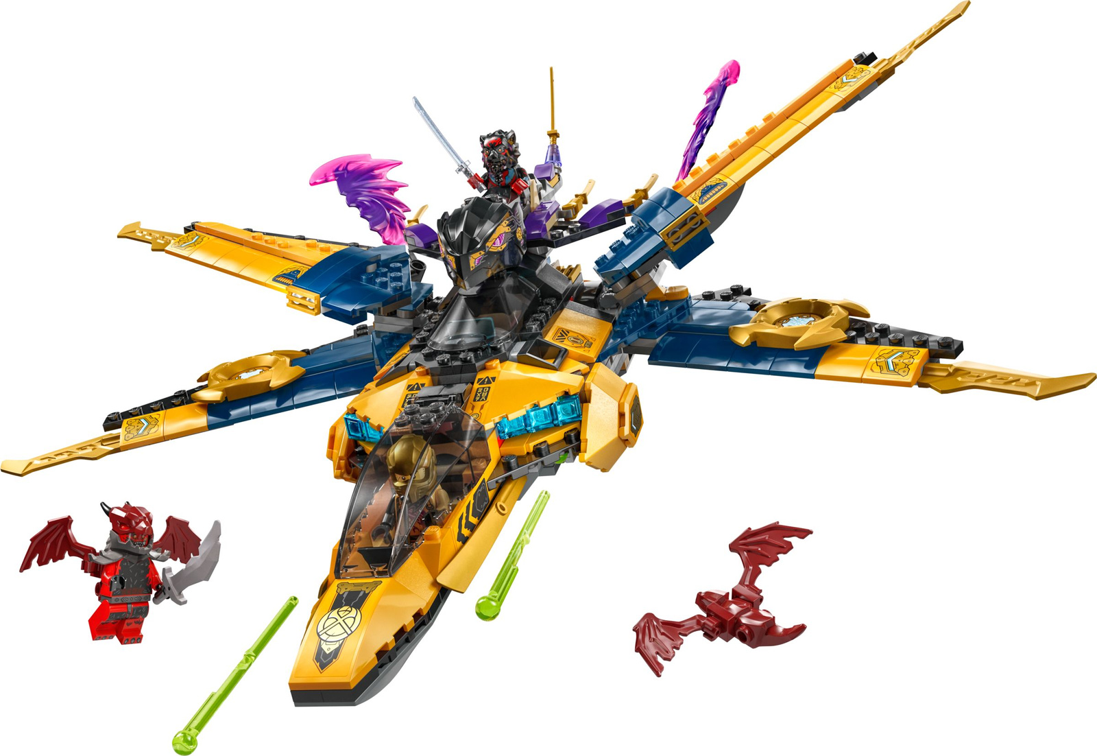 Lego Ninijago 71833 Ras i Burzowy Superodrzutowiec Arina