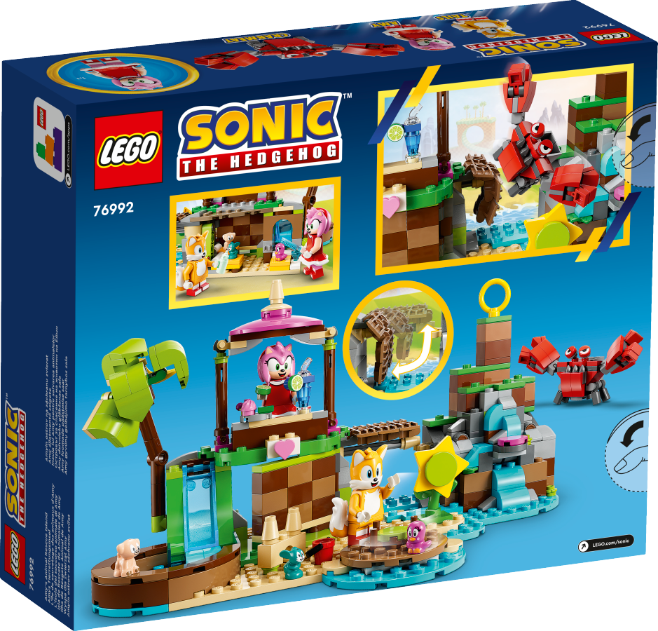 LEGO SONIC Wyspa dla zwierząt Amy 76992