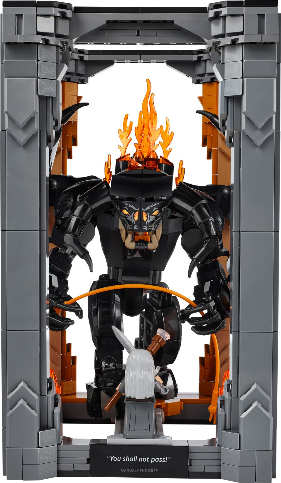 Lego Icons 10367 Władca pierścieni: Book nook z Balrogiem