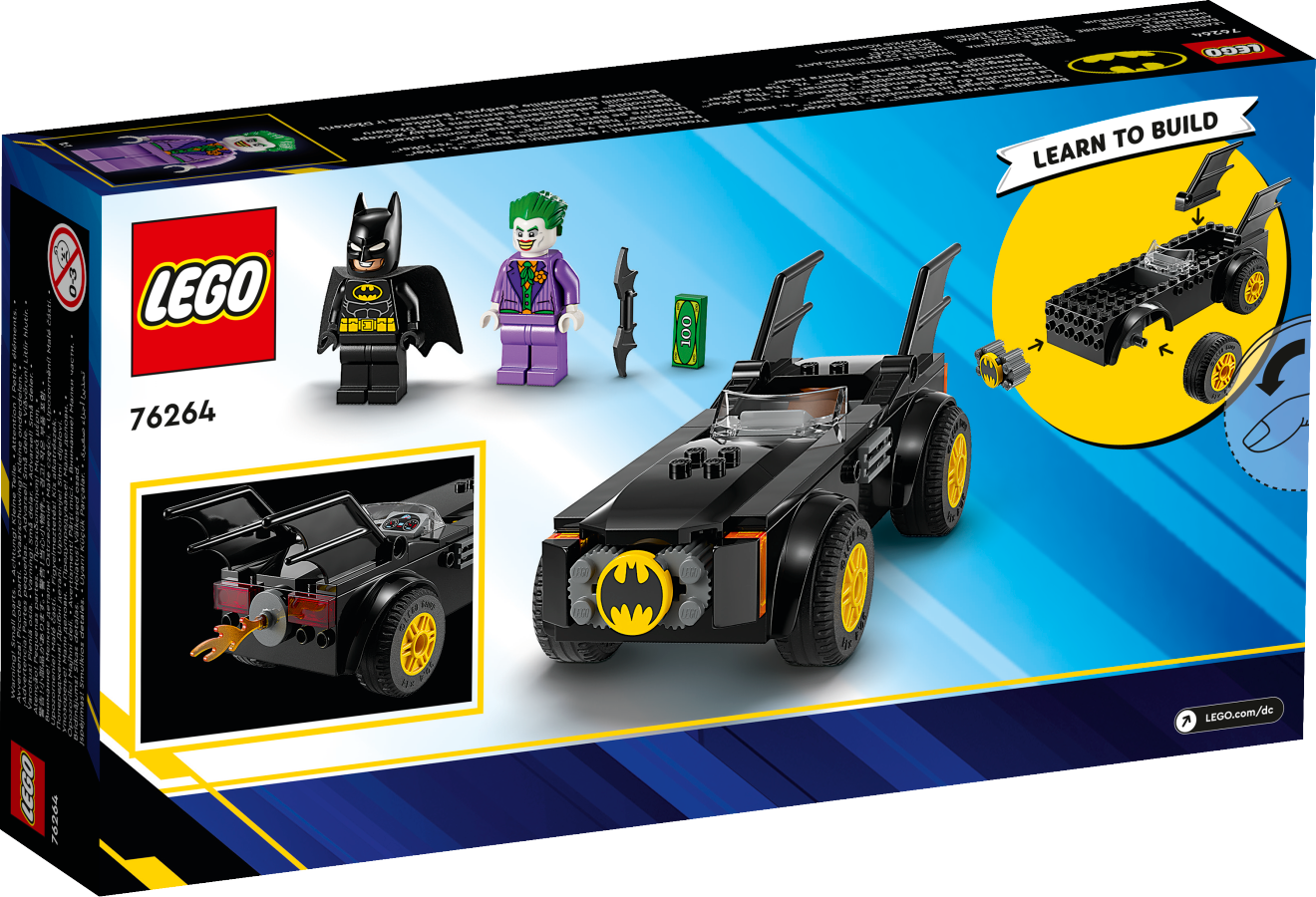LEGO DC Batmobil™ Pogoń: Batman™ kontra Joker™ 76264