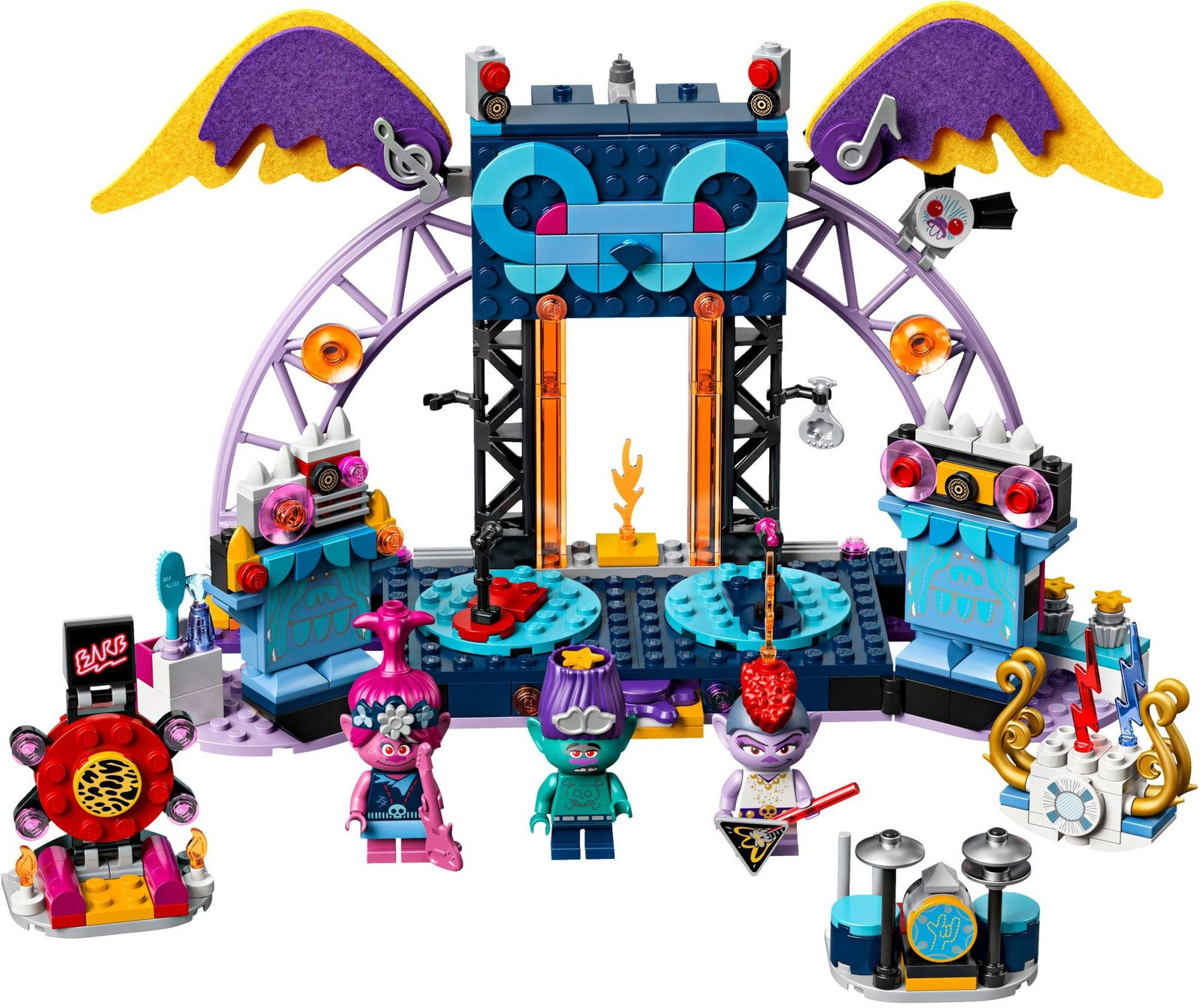 LEGO TROLLS  Koncert w Volcano Rock City 41254